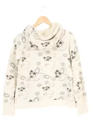 Vorschaubild 2 von TCM Damen Kapuzenpullover Hoodie Gr. 38/M Beige Sterne Casual