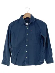 Vorschaubild 1 von Kinder Freizeithemd Gr. 140 Blau Casual Langarm