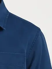 Vorschaubild 2 von Kinder Freizeithemd Gr. 140 Blau Casual Langarm