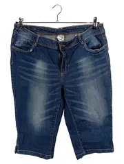 Vorschaubild 1 von Jeans Shorts Damen Gr. 44 Blau Bermuda Capri