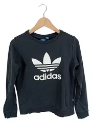Vorschaubild 1 von Damen Sweatshirt Schwarz Gr. 32/XXS Trefoil Logo Sportlich