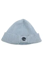 Vorschaubild 1 von Mütze Beanie Herren Blau Rippstrick Logo Baumwolle Casual