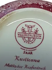 Vorschaubild 3 von Rusticana Suppentasse Porzellan Rot Blumen Klassisch 18cm