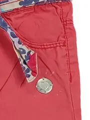 Vorschaubild 3 von Mädchen Stoffhose Gr. 80 Rosa Gürtel Baumwolle Casual