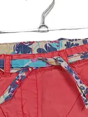 Vorschaubild 2 von Mädchen Stoffhose Gr. 80 Rosa Gürtel Baumwolle Casual