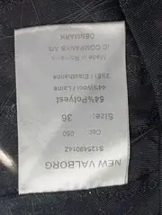 Vorschaubild 4 von Blazer Damen 36/S Schwarz Gestreift Business Sakko Eleganter