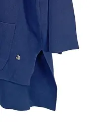 Vorschaubild 2 von Damen Pullover Gr. 42/XL Blau Casual Rippstrick