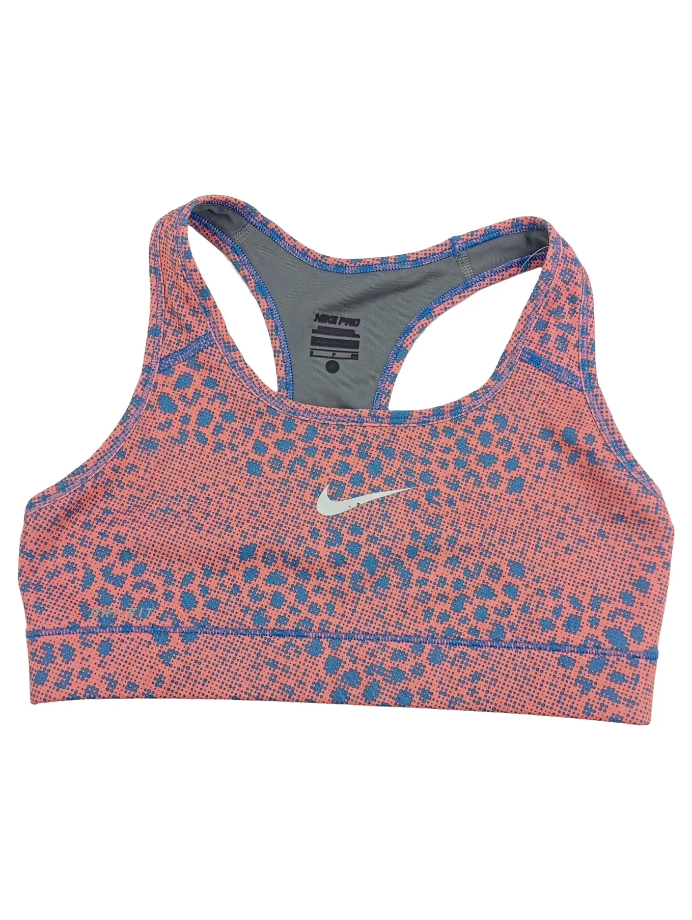 NIKE PRO Sport BH Damen Gr. S Rosa Grafisch Training Fitness Yoga