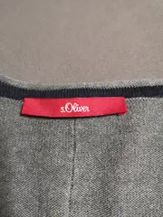 Vorschaubild 3 von Damen Pullover Oversize Meliert Grau Gr. M Langarm Casual