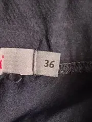 Vorschaubild 4 von Leggings Damen Gr. 36 Grau Capri Baumwolle Casual