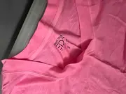 Vorschaubild 5 von EDC Damen T-Shirt Gr. 36/S Pink Casual Baumwolle V-Ausschnitt