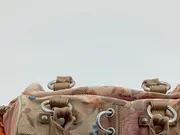 Vorschaubild 3 von Damen Henkeltasche Stoff Blumenmuster Beige Feminin Handtasche