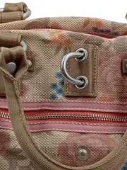 Vorschaubild 2 von Damen Henkeltasche Stoff Blumenmuster Beige Feminin Handtasche