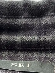 Vorschaubild 4 von Damen Hemdblusenkleid Gr. 38 Langarm Kariert Baumwolle Casual Midi