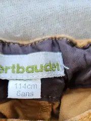 Vorschaubild 6 von Cord Shorts Mädchen Gr. 116 Beige Baumwolle Kurze Hose