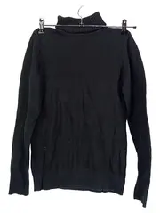 Vorschaubild 2 von Rollkragenpullover Damen Gr. S schwarz Baumwolle Basic