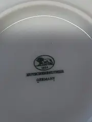 Vorschaubild 2 von Untertasse Klassisch Grau Porzellan 14 cm Uni