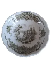 Vorschaubild 1 von Dekoschale Porzellan Klassisch 13 cm Weiß Florales Muster