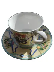 Vorschaubild 1 von Citta Campagna Castellina Tasse Untertasse Blumen Porzellan