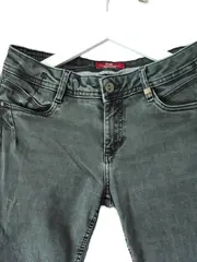 Vorschaubild 3 von Damen Jeans Slim Fit Hose Grau Gr. 38 Casual