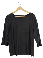 Vorschaubild 1 von Damen Top Gr. 40 Schwarz 3/4-Arm Casual