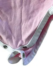 Vorschaubild 4 von Baby Body Gestreift Rosa Gr. 92 Baumwolle Kinder Kurzarm