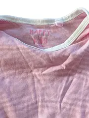 Vorschaubild 3 von Baby Body Gestreift Rosa Gr. 92 Baumwolle Kinder Kurzarm