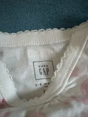 Vorschaubild 5 von Baby Mädchen Body Langarm Gr. 68 Wal Muster Beige Baumwolle