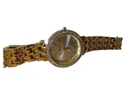 Vorschaubild 2 von Damenuhr Elegant Goldfarben Armbanduhr Strasssteine