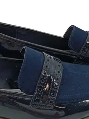Vorschaubild 2 von Damen Loafer Slipper Gr. 39 Blau Klassisch