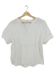 Vorschaubild 1 von Damen T-Shirt Basic Gr. 36/S Weiß Kurzarm Modal Baumwolle