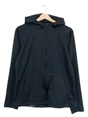 Vorschaubild 1 von Trainingsjacke Sportjacke Damen Gr. 38 M Schwarz Kapuze