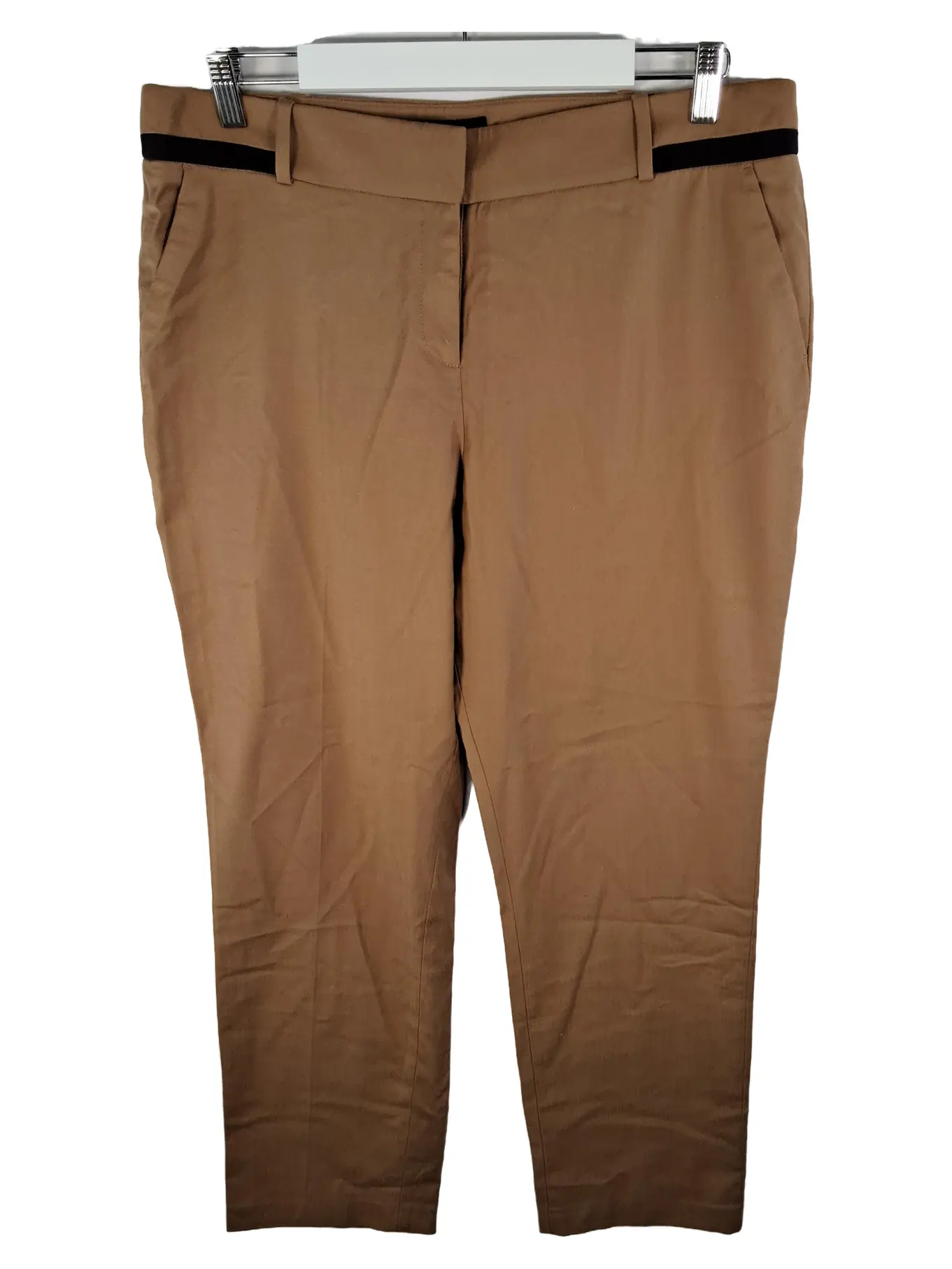 COAST Damen Anzughose Business Casual Braun Gr. 44 Wolle Polyester Elegant