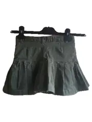 Vorschaubild 2 von Kinder Faltenrock Khaki Oliv Gr. 110 Mädchen Plissee