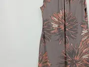 Vorschaubild 4 von Damen Freizeitkleid Gr. 38 Grau Floral Muster Polyester