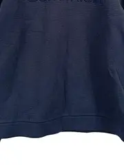 Vorschaubild 4 von Sweatshirt Herren Gr. L Blau Rundhals Logo Stickerei