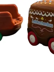 Vorschaubild 5 von Tut Tut Baby Flitzer Lebkuchenbus Spielzeugauto Braun 19cm