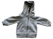 Vorschaubild 1 von KAPAS Baby Kapuzenjacke Hoodie Grau Gr. 68 3-6 Monate Reißverschluss