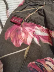 Vorschaubild 2 von Mädchen Cargo-Shorts Blumenmuster Gr. 86 braun