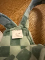 Vorschaubild 2 von Baby Set Kurzarmshirt Latzhose Kariert Grün Kinder Gr. 80