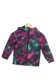Vorschaubild 1 von LANDS END Kinder Outdoorjacke Gr. 98 Mehrfarbig Grafisch Kapuze Herbst/Winter