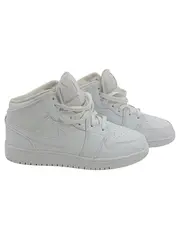 Vorschaubild 1 von Jordan 1 Mid Basketballschuhe Damen 38.5 Weiß Sneaker Sportlich