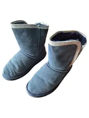 Vorschaubild 2 von Damen Schneestiefel Grau Gr. 39 Lammfell Wasserfest