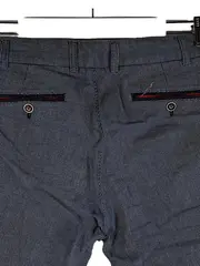 Vorschaubild 4 von Herren Chino Shorts Blau Gr. 40 W31 Baumwolle Gepunktet