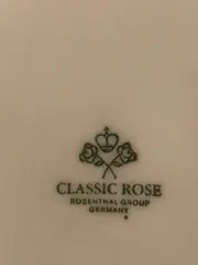 Vorschaubild 4 von Classic Rose Tasse Untertasse Porzellan Weiß Blumen 7cm