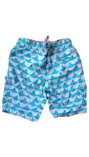 Vorschaubild 2 von Badeshorts Kinder Gr. 152 Türkis Wellen Maritim
