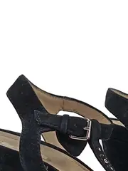 Vorschaubild 2 von Respira Damen Sandalen Wildleder Nieten Strass Elegant Schwarz 39