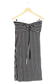 Vorschaubild 1 von Damen Maxikleid 38;M Schwarz Gestreift Freizeit