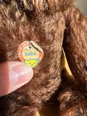 Vorschaubild 3 von Jocko Schimpanse Affe Kuscheltier Vintage Mohair mit Knopf