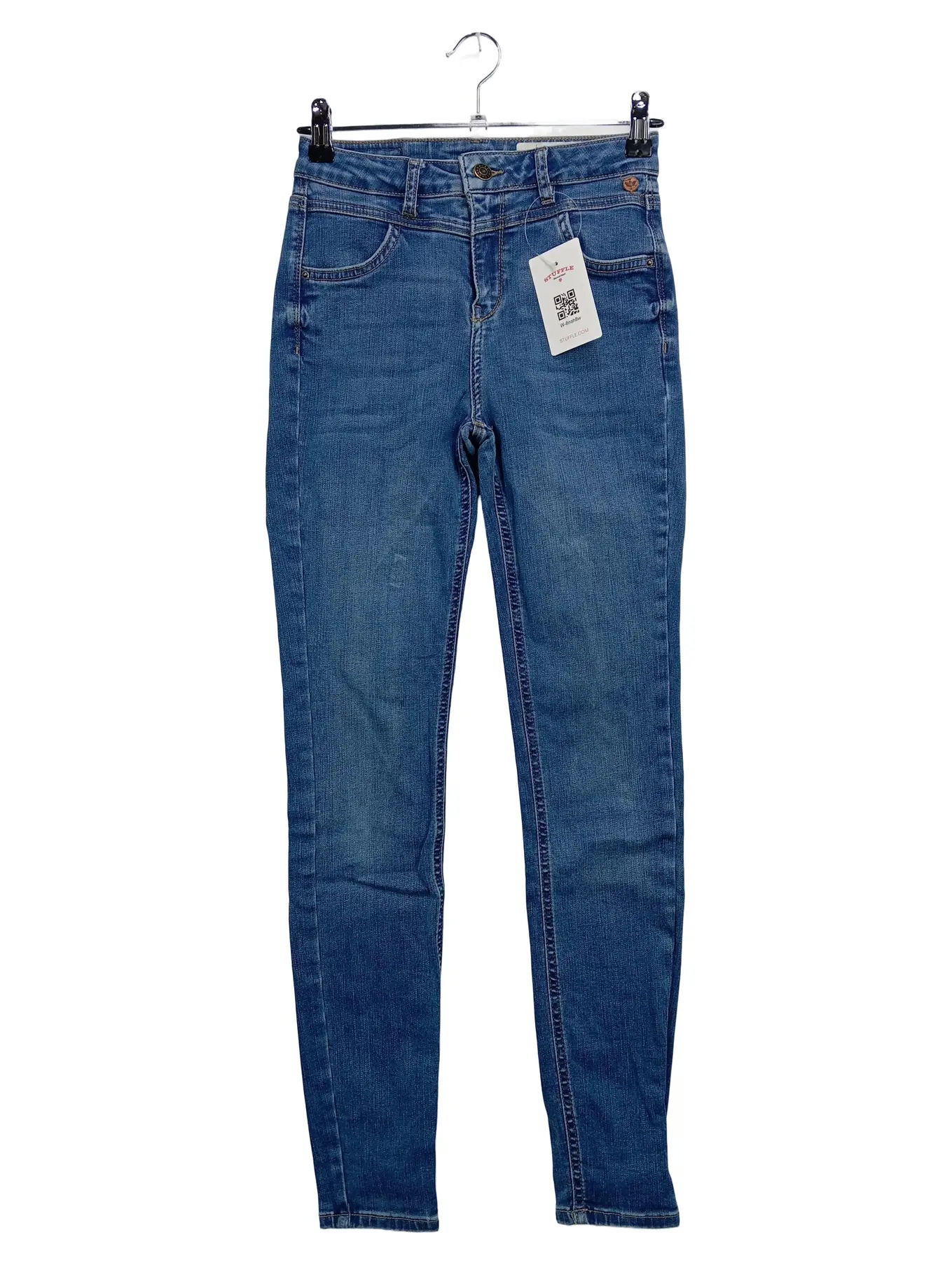 ESPRIT Damen Jeans Slim Fit W26/34 Blau Casual Denim Hose